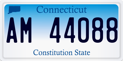 CT license plate AM44088
