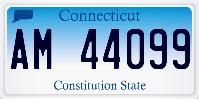 CT license plate AM44099
