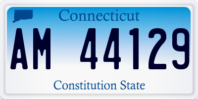 CT license plate AM44129