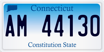 CT license plate AM44130