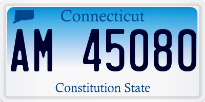 CT license plate AM45080