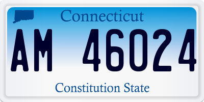 CT license plate AM46024