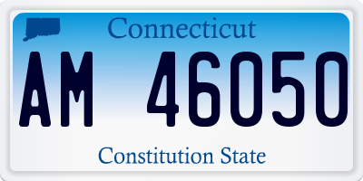 CT license plate AM46050