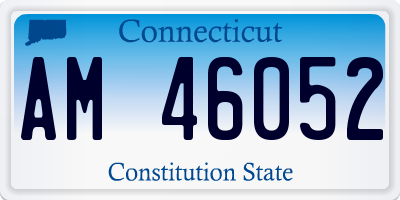 CT license plate AM46052