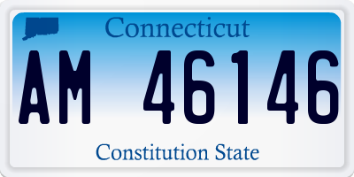 CT license plate AM46146