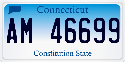 CT license plate AM46699
