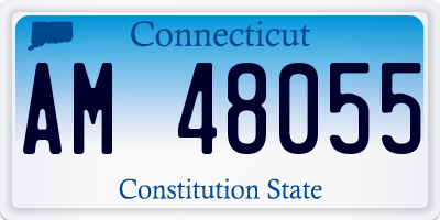 CT license plate AM48055