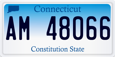 CT license plate AM48066