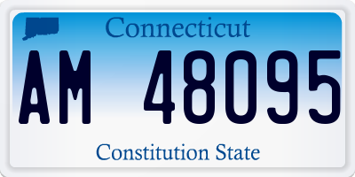 CT license plate AM48095