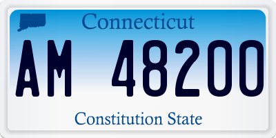 CT license plate AM48200