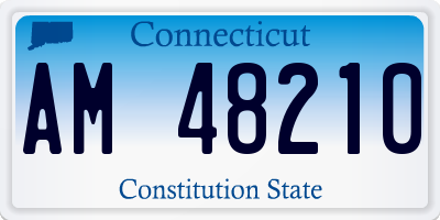 CT license plate AM48210