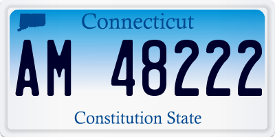 CT license plate AM48222
