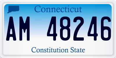 CT license plate AM48246