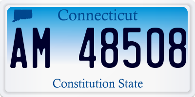 CT license plate AM48508