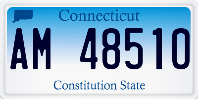 CT license plate AM48510