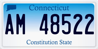 CT license plate AM48522