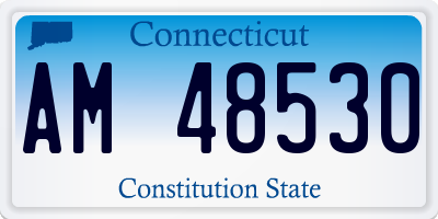 CT license plate AM48530