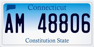 CT license plate AM48806