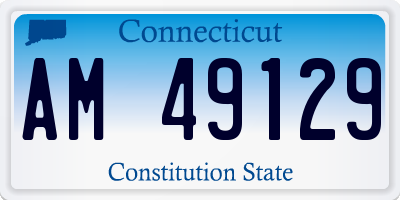 CT license plate AM49129