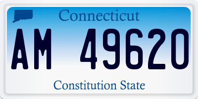 CT license plate AM49620