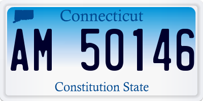 CT license plate AM50146