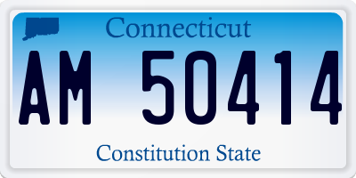 CT license plate AM50414