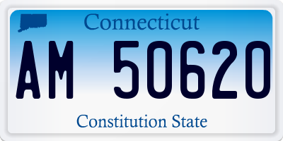 CT license plate AM50620