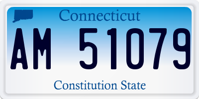 CT license plate AM51079