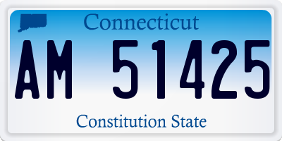 CT license plate AM51425