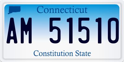 CT license plate AM51510