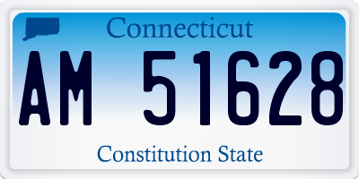 CT license plate AM51628