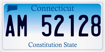 CT license plate AM52128