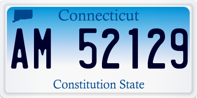 CT license plate AM52129