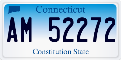 CT license plate AM52272