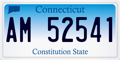 CT license plate AM52541