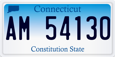 CT license plate AM54130