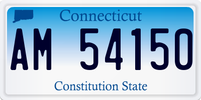 CT license plate AM54150