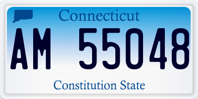 CT license plate AM55048