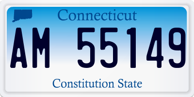 CT license plate AM55149