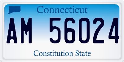 CT license plate AM56024