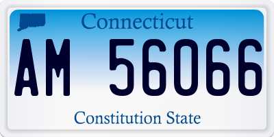 CT license plate AM56066