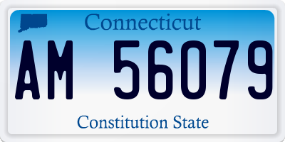 CT license plate AM56079