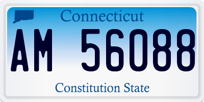 CT license plate AM56088