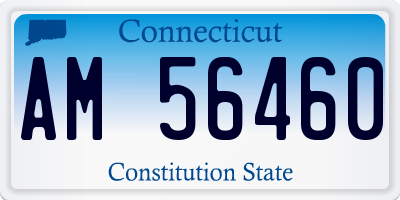 CT license plate AM56460
