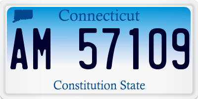 CT license plate AM57109