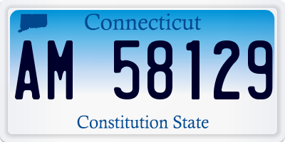 CT license plate AM58129