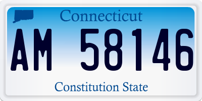 CT license plate AM58146