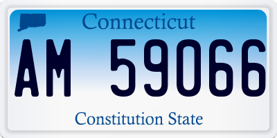 CT license plate AM59066