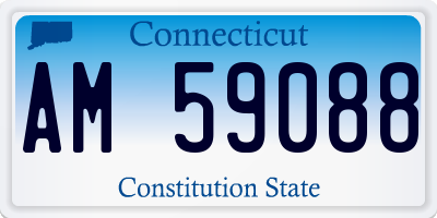 CT license plate AM59088