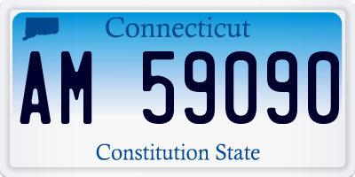 CT license plate AM59090